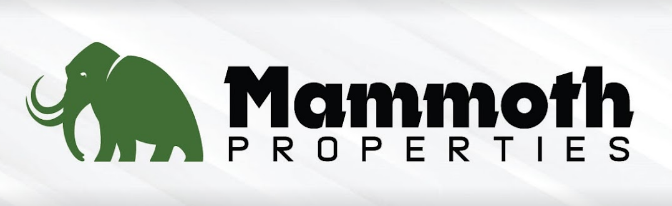 A logo for Mammoth Properties featuring a green elephant.