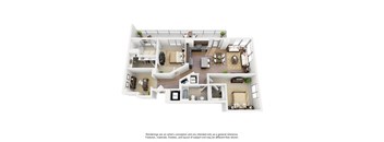 2 Bed/2 Bath Den-D02