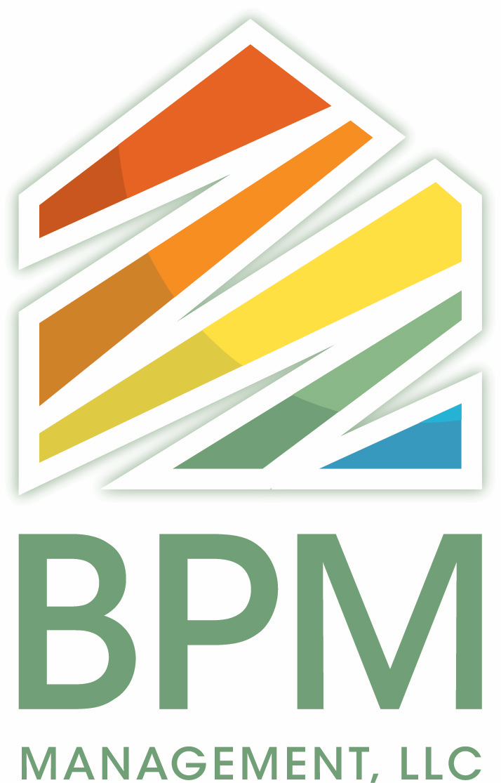 The image is a logo for BPM Management, LLC.