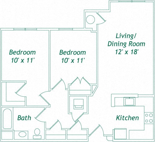 2 Bedroom