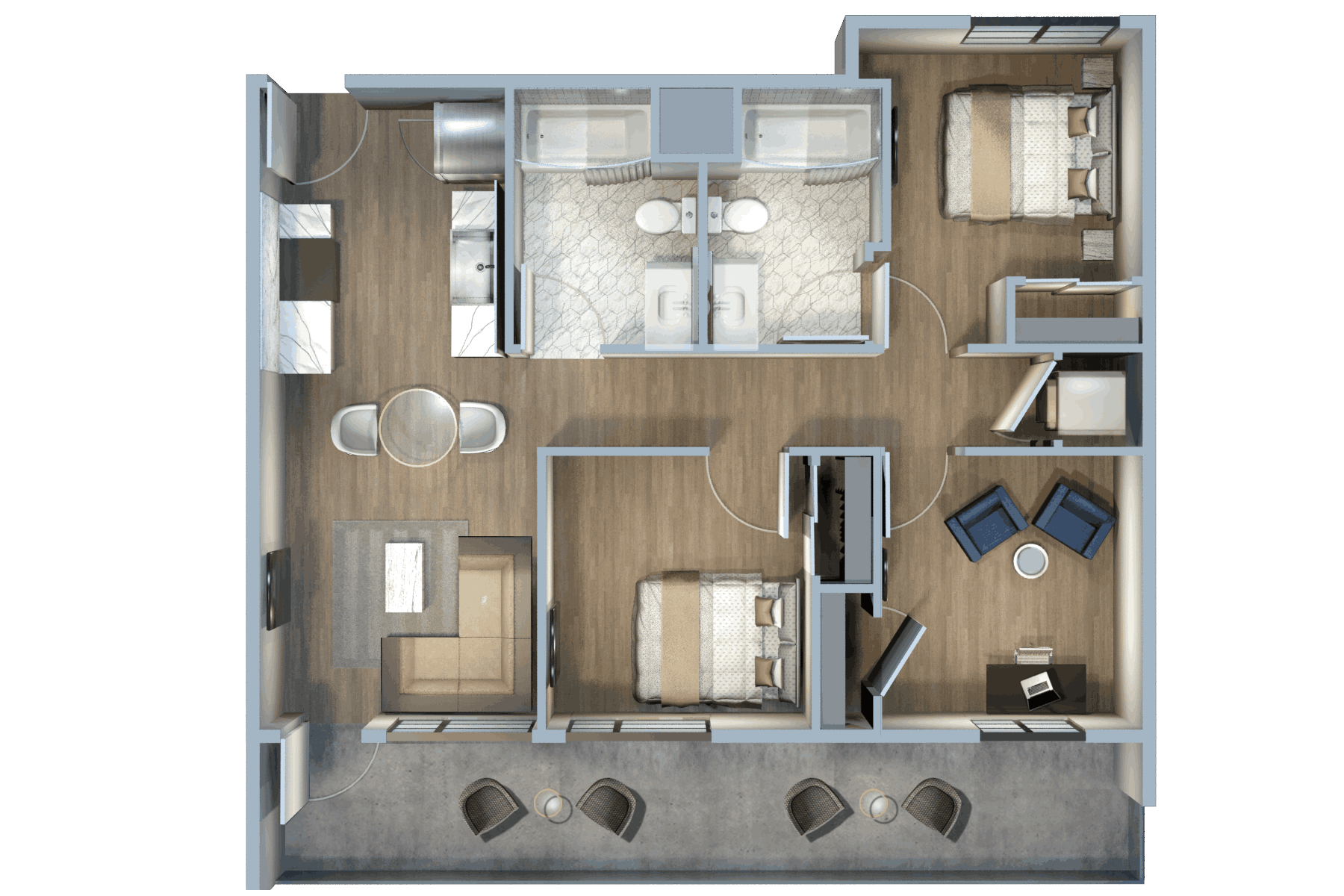 3 Bed/2 Bath-3C