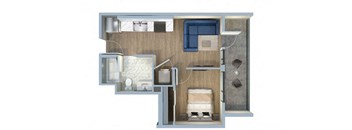 1 Bed/1 Bath-1A/1B