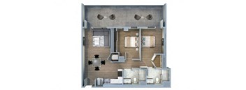 2 Bed/2 Bath-2K