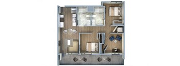 3 Bed/2 Bath-3D