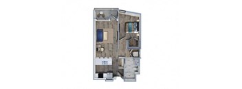 1Bed/1Bath-A1