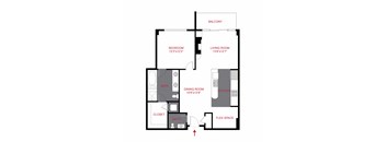 1st Ave Floor Plan at The Seasons of Cherry Creek