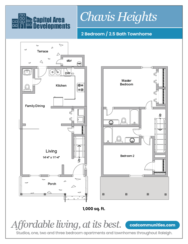 2 Bedroom 3 Bathroom