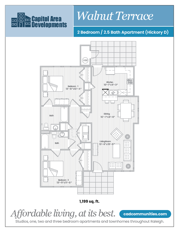 2 Bedroom 2 Bathroom