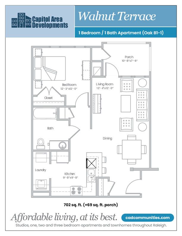 1 Bedroom 1 Bathroom