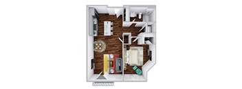 1 Bedroom, 1 Bathroom Eaton