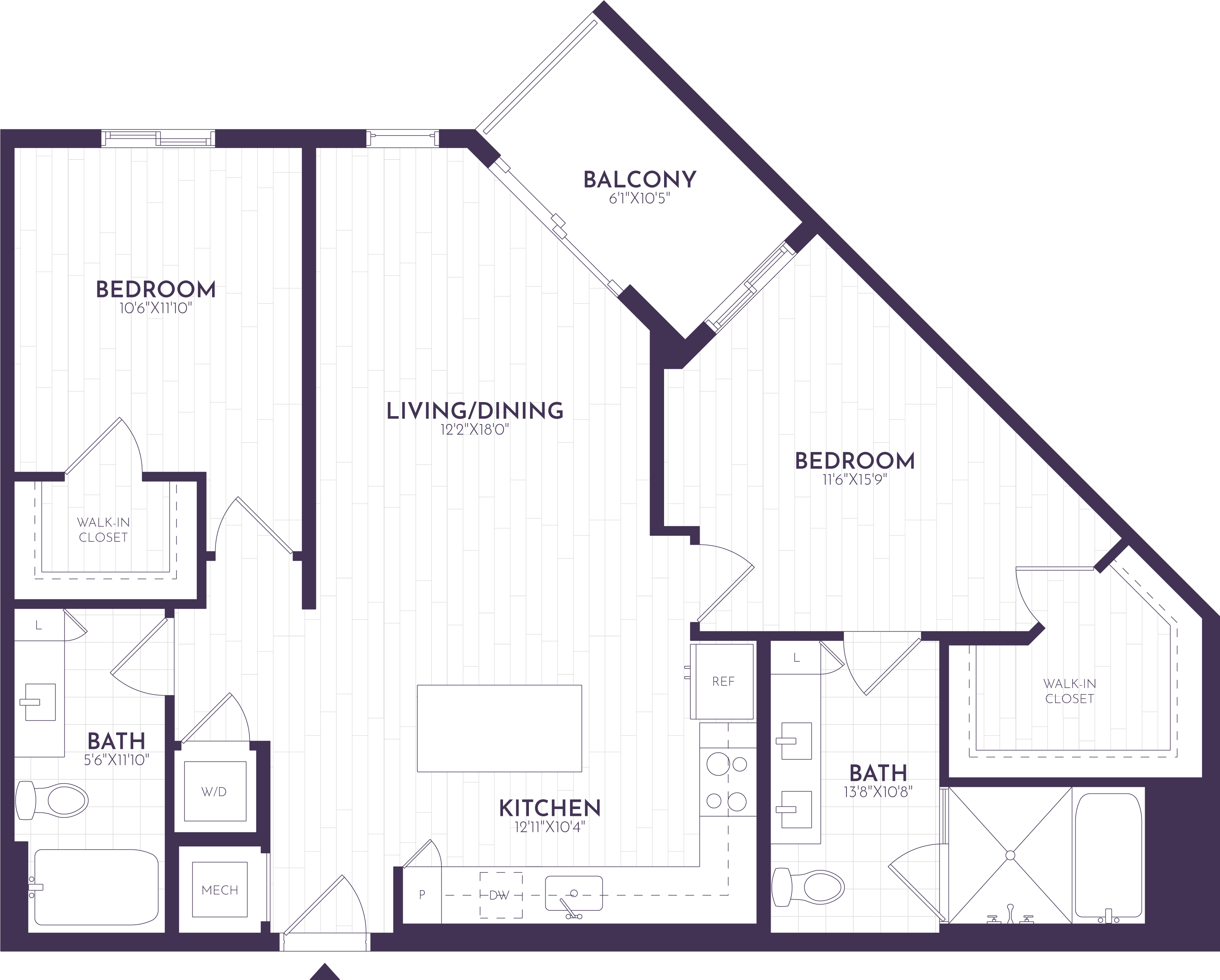 2 Bed/2 Bath-B3