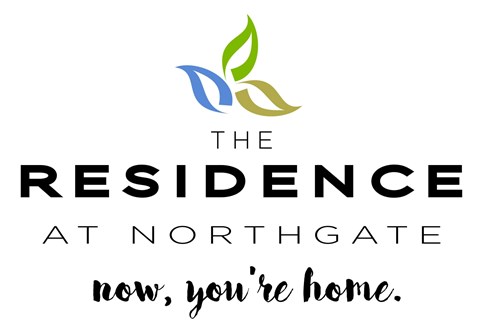 The logo for The Residence at Northgate.