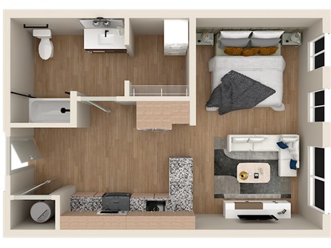 301 Dickenson Street Studio-2 Beds Apartment, Conventional, Conventional, Conventional, Conventional, Conventional, Conventional for Rent - Photo Gallery 19