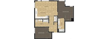 2 Bed, 2 Bath C