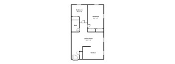 2 Bed / 1 Bath - TA