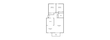 2 Bed / 1 Bath