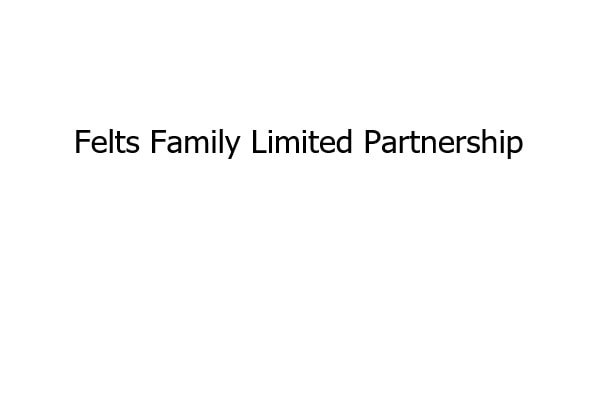 A white background with the words "Felts Family Limited Partnership" written in black.