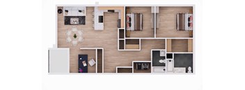 3 Bedrooms, 2 Bathrooms