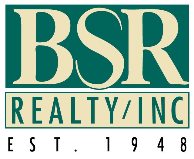 A logo for BSR Realty/Inc established in 1948.