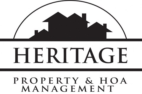A logo for Heritage Property & HOA Management.