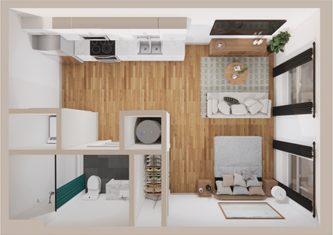 113 N Ohio Ave - Residential Studio-2 Beds Apartment for Rent - Photo Gallery 17