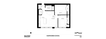 2 Bedrooms, 1 Bathroom