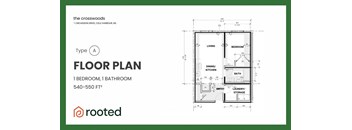 1 Bedroom, 1 Bathroom