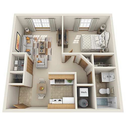 4955 Enclave Boulevard Studio-2 Beds Apartment, Conventional, Conventional, Conventional, Conventional, Conventional, Conventional for Rent - Photo Gallery 18