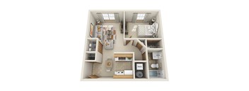 1 Bedroom Corner Renovated