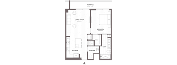 1 Bed-1.5 Bath-B2.1