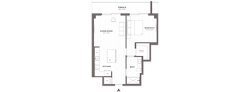 1 Bed-1 Bath-B7