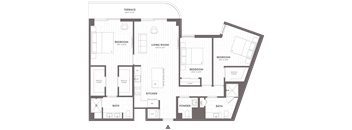 3 Bed-2.5 Bath-E