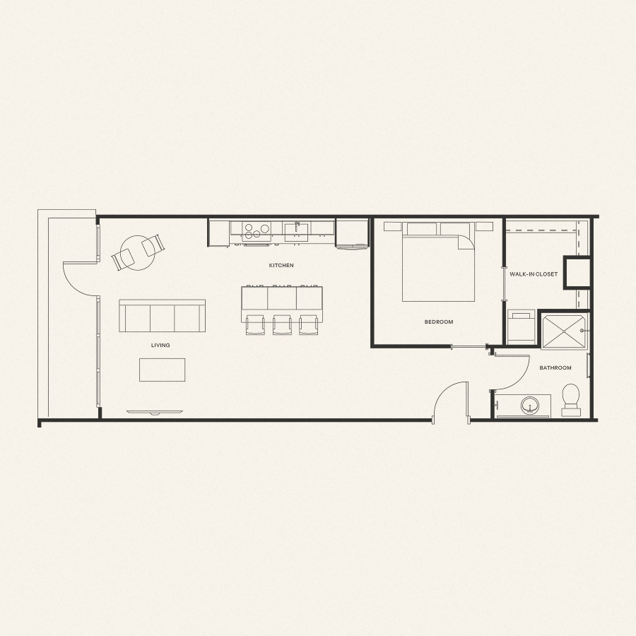 A1 - One Bedroom