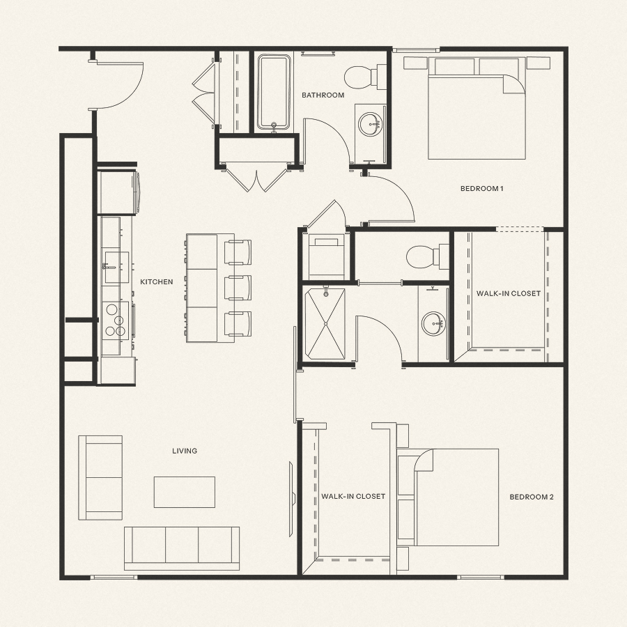 B1 - Two Bedroom