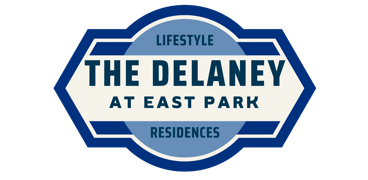 Logo at The Delaney at East Park Apartments, Kennesaw, GA, 30144