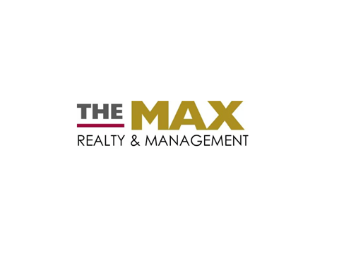 The logo for The Max Realty & Management.