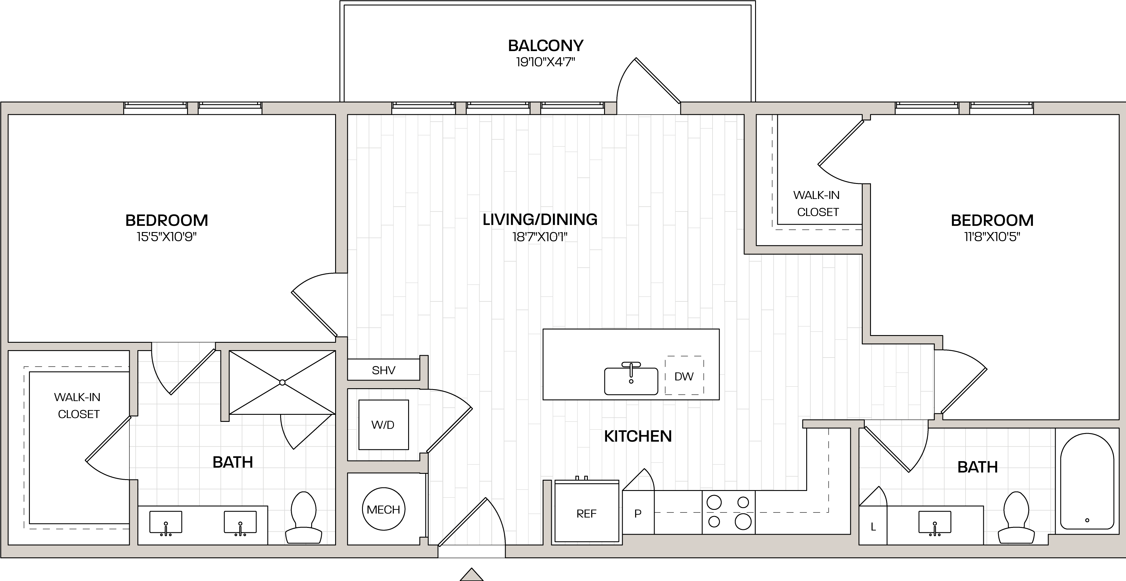 2 Bed/2 Bath-B3