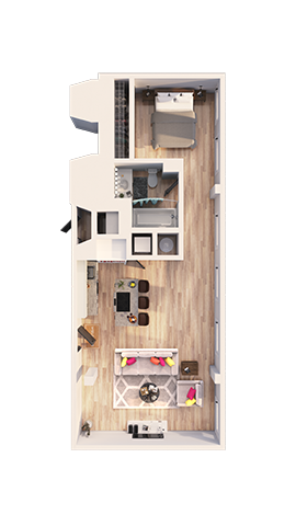 727 West 7th Street Studio-3 Beds Apartment for Rent - Photo Gallery 43