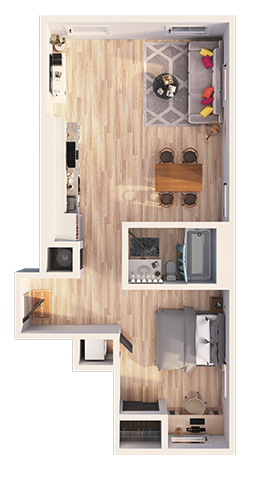 727 West 7th Street Studio-3 Beds Apartment for Rent - Photo Gallery 47