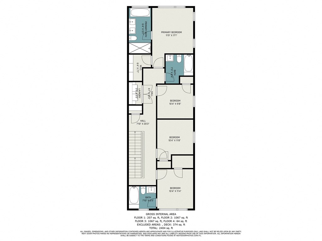A floor plan of a building with rooms labeled in black text.