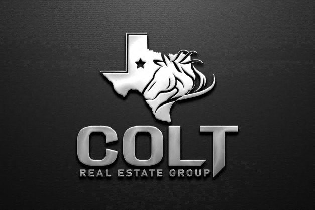 A logo for the Colt Real Estate Group features a horse's head above the company name.