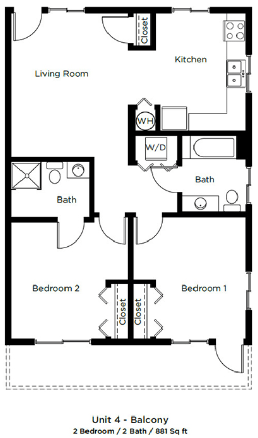 2 Bedroom (B)