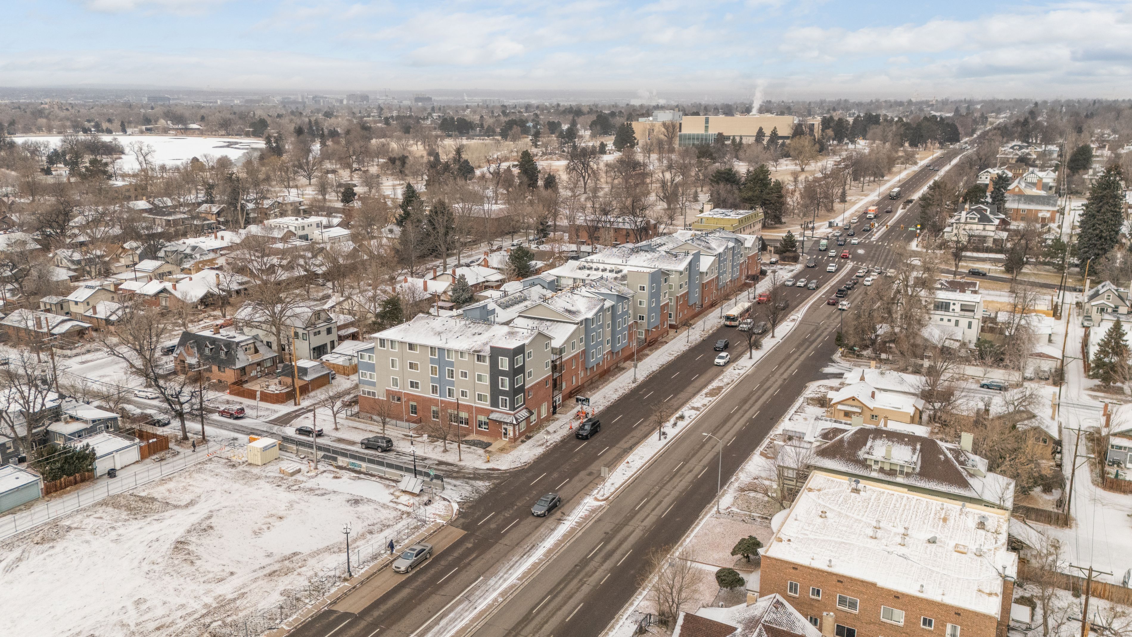 drone shot of 1601