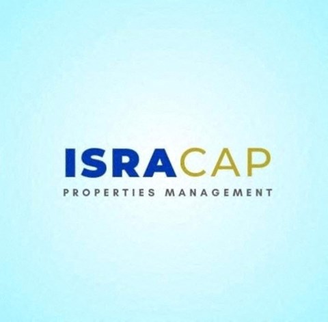 The image shows a logo with the text "ISRACAP PROPERTIES MANAGEMENT".