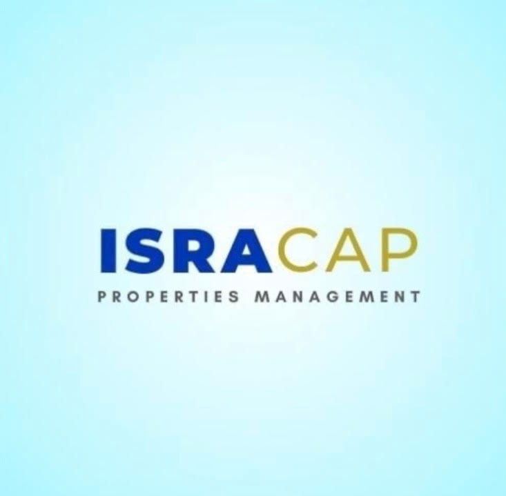The image shows a logo with the text "ISRACAP PROPERTIES MANAGEMENT".