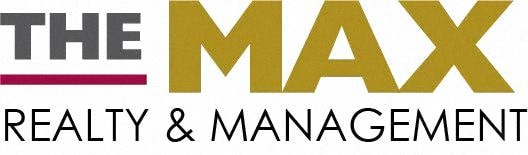 The logo for The Max Realty & Management.