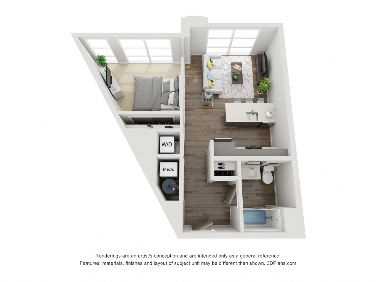 Studio 5 floorplan