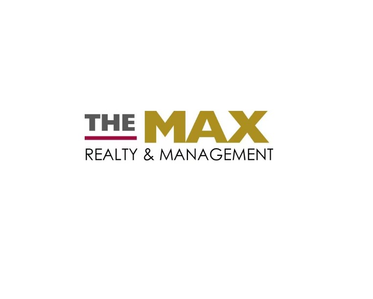 The logo for The Max Realty & Management.