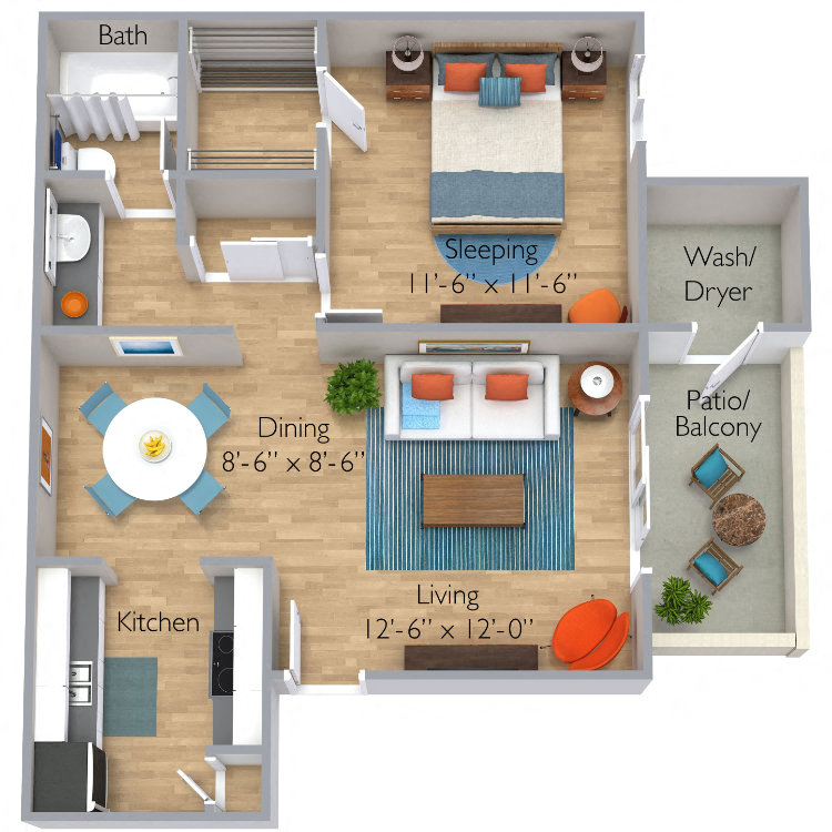 One Bedroom B