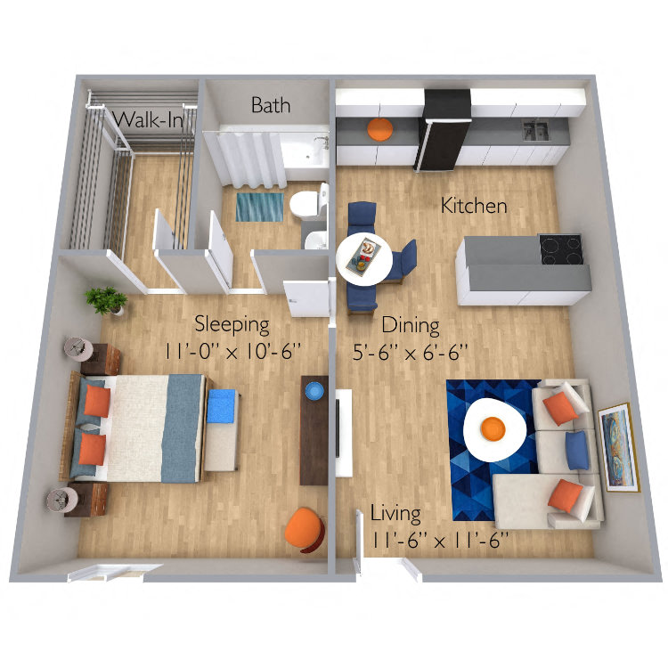 One Bedroom A